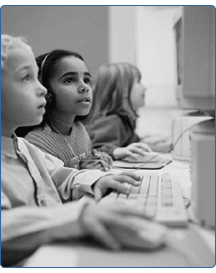 kids using a computer