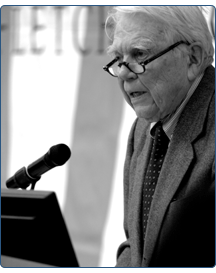 andy rooney at the podium